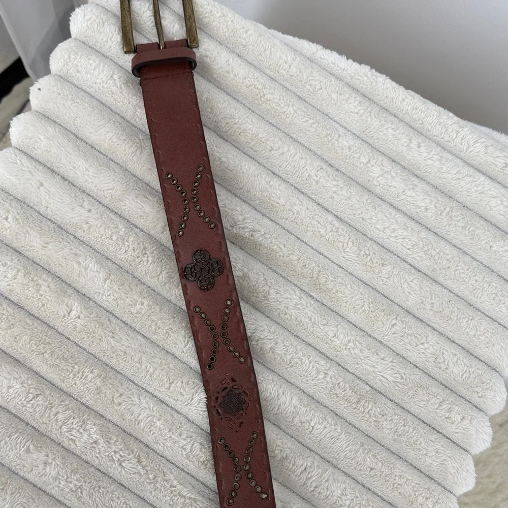 Vtg Faded Glory Brown Belt size large